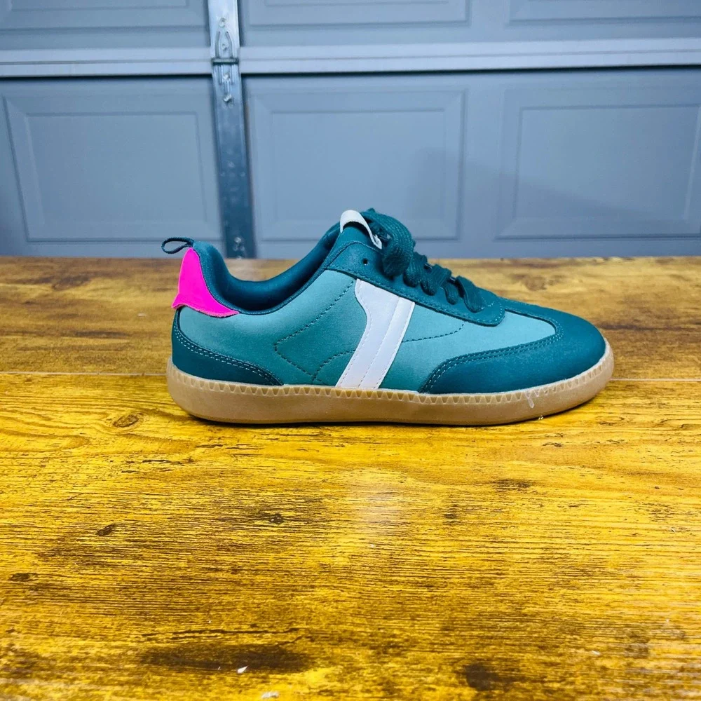 Wonder Nation Soccer Sneakers Kids 1 Green New Memory Foam WMGMWN44FM066
